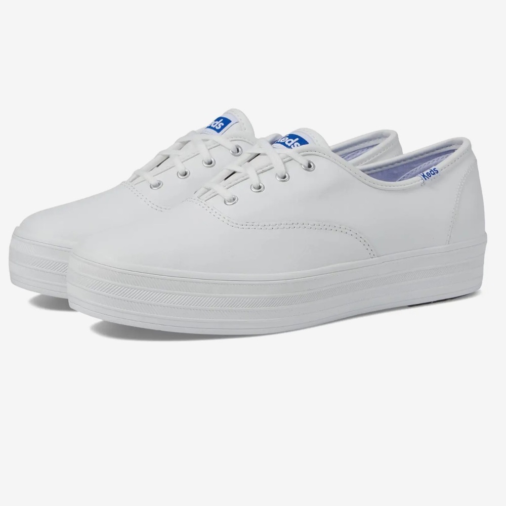 Keds The Platform Lace Up Leather Women's Sneaker Size 8